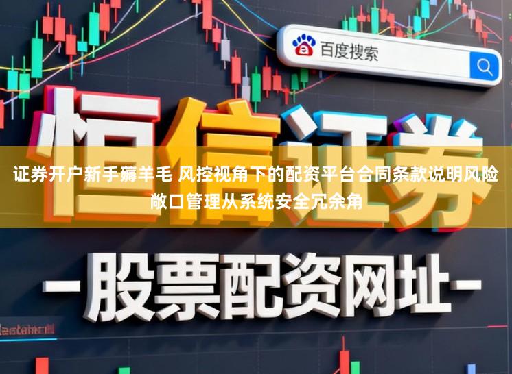 证券开户新手薅羊毛 风控视角下的配资平台合同条款说明风险敞口管理从系统安全冗余角